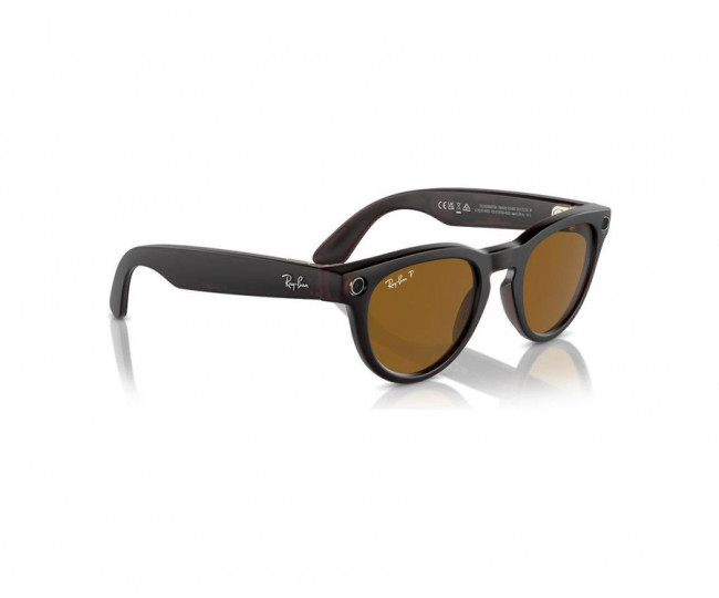 Смарт-очки Ray-Ban Meta Headliner Matte Rebel Black Frame/Brown Lenses (RW4009 675483 50-23)